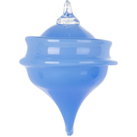 Sticky Glass SSENSE Exclusive Blue Deflated Ornament - thumbnail 1