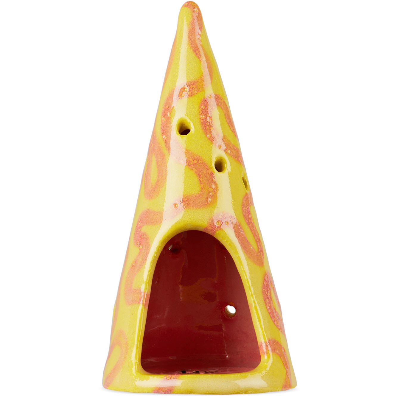 Hannah Simpson Studio SSENSE Exclusive Yellow Small Tree Tealight Candle Holder - image 1