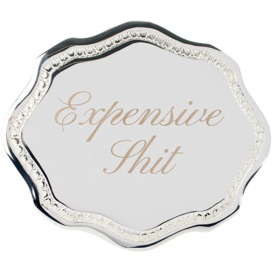 Tanner Fletcher Silver Large 'Expensive Shit' Jewelry Box - thumbnail 1