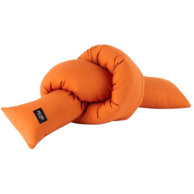 JIU JIE SSENSE Exclusive Orange Baby Knot Cushion - thumbnail 2