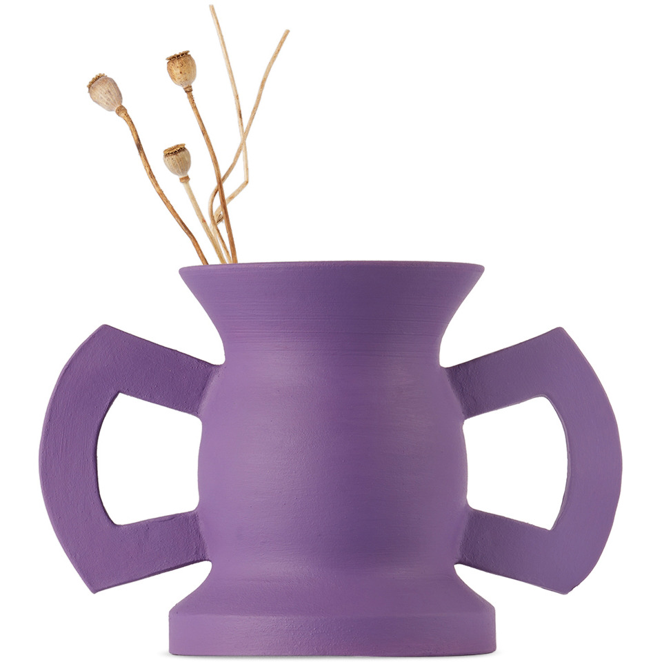 IAAI Purple Bow Vase - image 1
