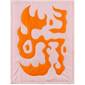 Claire Duport Pink & Orange Medium Form I Blanket