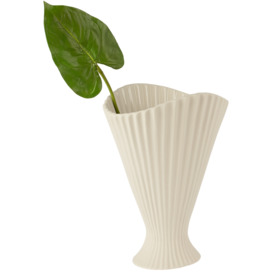 ferm LIVING Off-White Fountain Vase - thumbnail 2