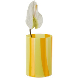 SUNNEI Yellow & Orange Murano Glass Vase - thumbnail 2