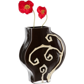 Silje Lindrup SSENSE Exclusive Brown & Off-White Shape 3 Vase - thumbnail 2