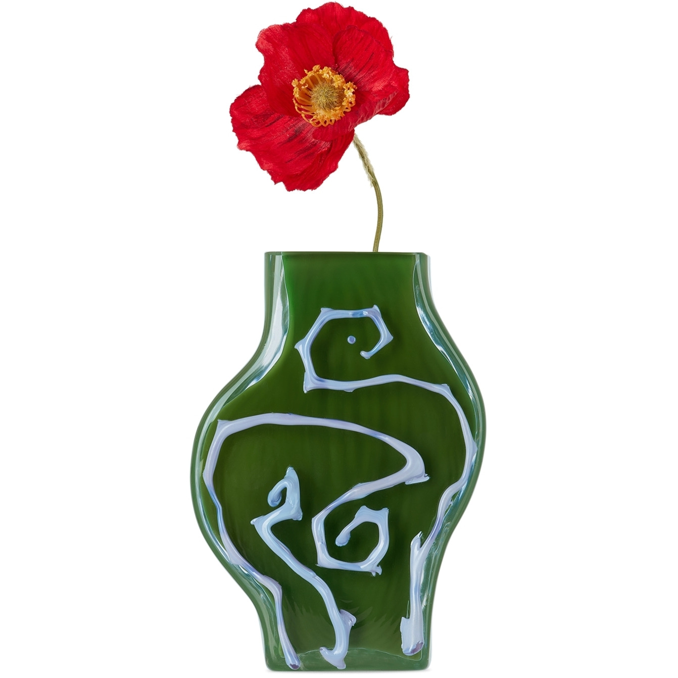 Silje Lindrup SSENSE Exclusive Green & Purple Small Vase - image 1