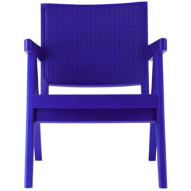 temporary.company SSENSE Exclusive Blue ‘The Flatpack Jeanneret’ Chair