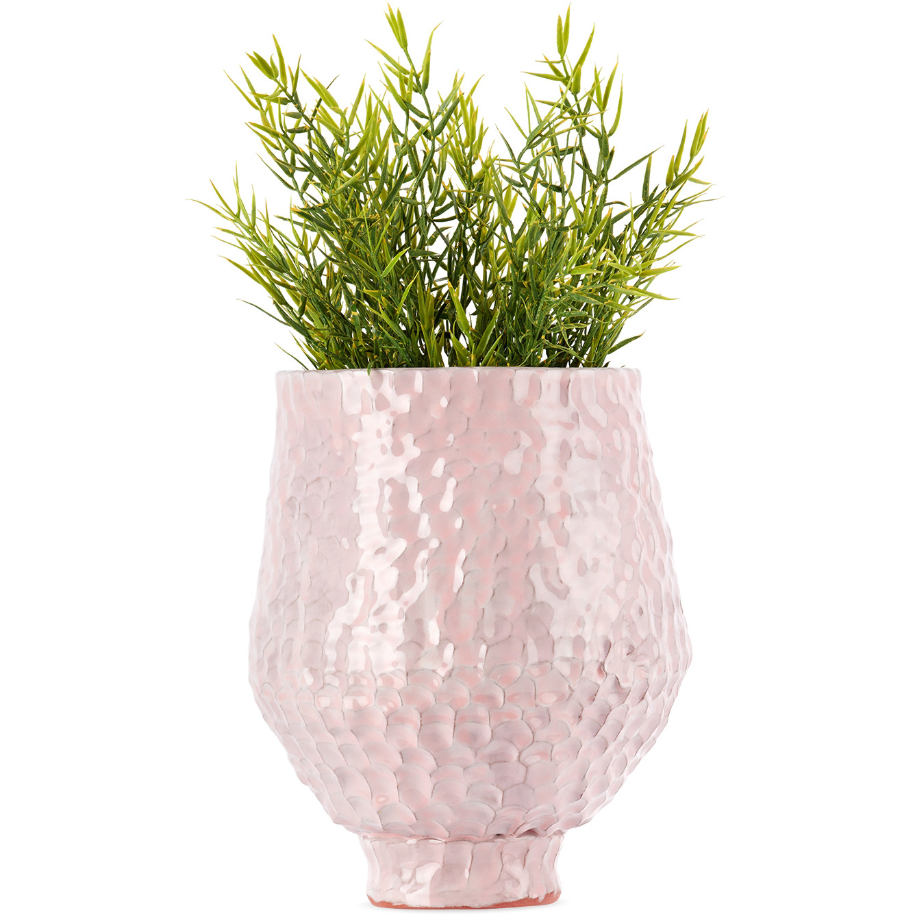 GERSTLEY Pink Large Ceramic Vase - image 1