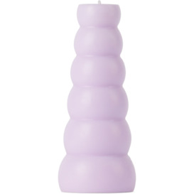 soft-geometry Purple Tall Gola Candle