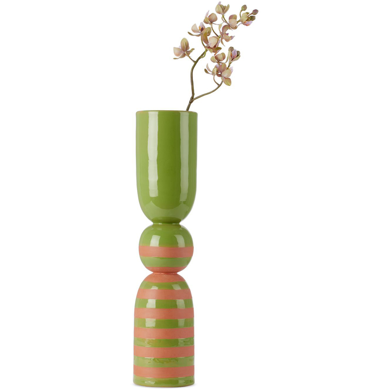 Tina Vaia Green Sanita Double Vase - image 1
