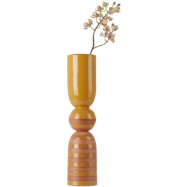 Tina Vaia Yellow Sanita Double Vase