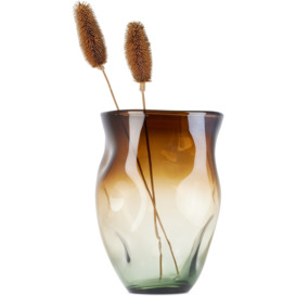 POLSPOTTEN Green & Brown Large Collision Vase