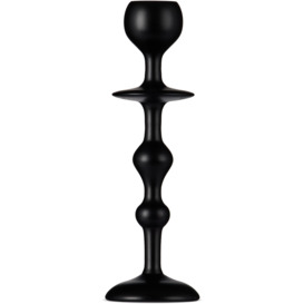 BLACK BLAZE Black Medium Infinity Candle Holder