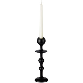 BLACK BLAZE Black Medium Infinity Candle Holder - thumbnail 2