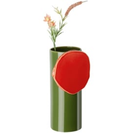 Vitra Green & Orange 'Découpage' Vase - thumbnail 2
