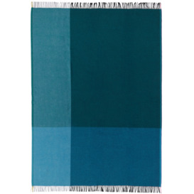 Vitra Blue Colour Block Blankets - thumbnail 1