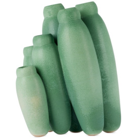 Daniel Cavey Green Cluster Vase