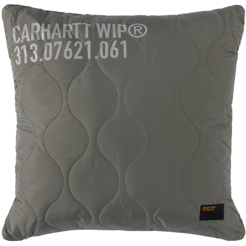 Carhartt Work In Progress Green Tour Quilted Pillow - image 1