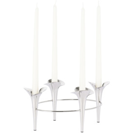 Georg Jensen Silver Bloom Taper Candle Holder - thumbnail 2