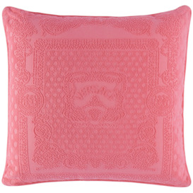 Versace Pink Seashell Baroque Double-Faced Pillow