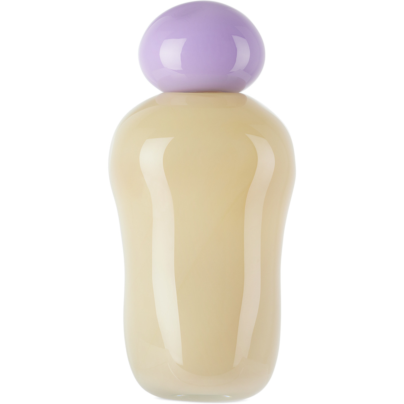 Helle Mardahl Purple & Off-White Bon Bon Mega Vase - image 1