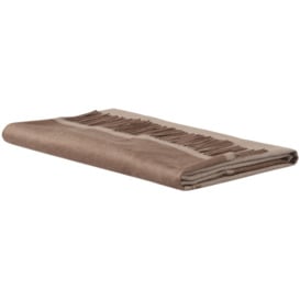 Versace Brown Icon Silk Cashmere-Blend Fringed Blanket - thumbnail 2