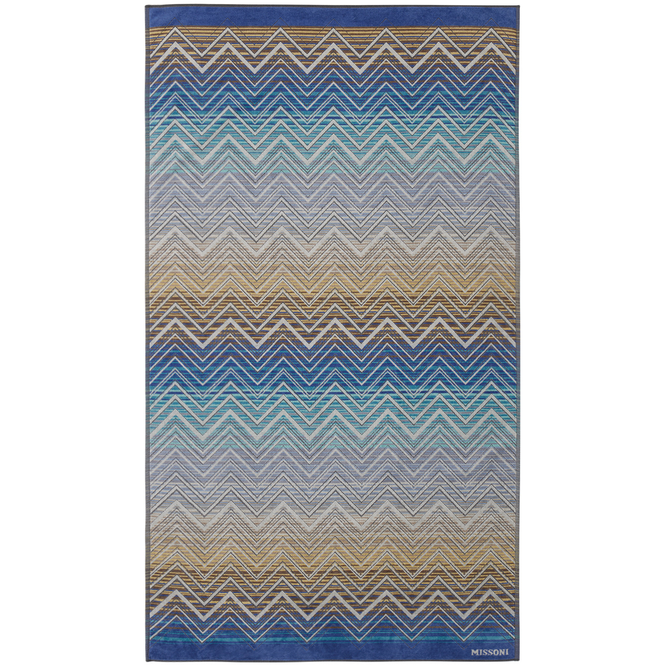 Missoni Blue & Beige Tolomeo Beach Towel - image 1