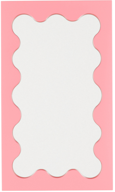 Gustaf Westman Objects SSENSE Exclusive Pink Curvy Mini Mirror