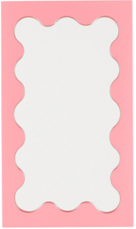 Gustaf Westman Objects SSENSE Exclusive Pink Curvy Mini Mirror - thumbnail 1