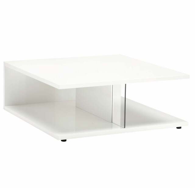 Imperia Round Coffee Table - Occasional Table 106 x 106 cm White High Gloss - image 1