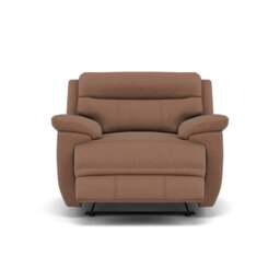 Tranquil Recliner Armchair - Power Recliner Chair Fabric - Power Recliner with USB - BFA-BLJ-04 TOBACCO
