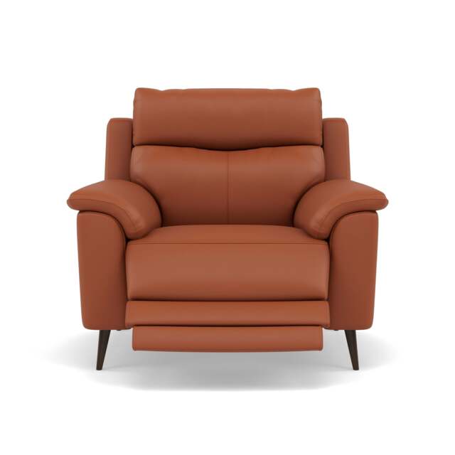 Revel Recliner Armchair - Power Recliner Chair Cat 20S - Power Recliner with USB - NWS-605D WARM BROWN - image 1