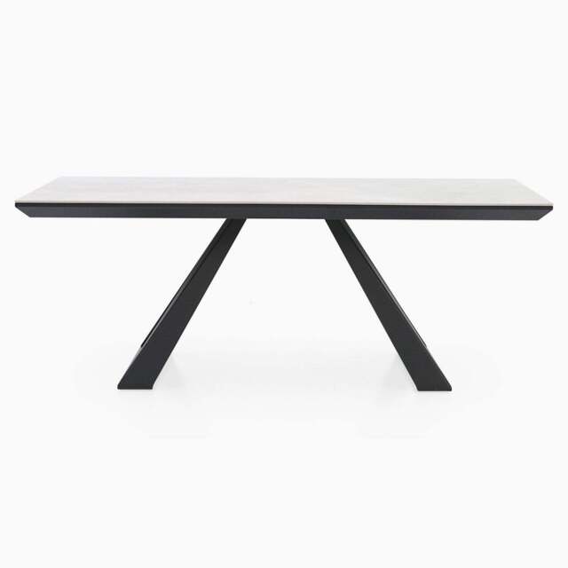 Romany Coffee Table - Coffee Table Light Grey Ceramic / Dark Grey - image 1