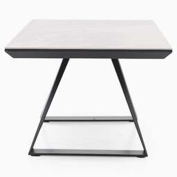 Romany Coffee Table - Coffee Table Light Grey Ceramic / Dark Grey - thumbnail 4