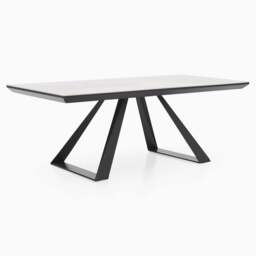 Romany Coffee Table - Coffee Table Light Grey Ceramic / Dark Grey - thumbnail 3