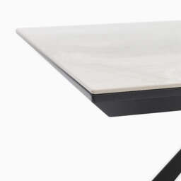 Romany Coffee Table - Coffee Table Light Grey Ceramic / Dark Grey - thumbnail 7
