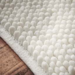 Bianca Aspen Bobble Bath Runner White - DISC Aspen Bobble Bath Runner White - thumbnail 2