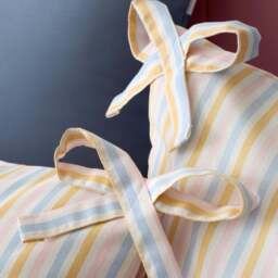 Catherine Lansfield Brighton Stripe Duvet Set Pastel - SALE Brighton Stripe King Duvet Set Pastel - thumbnail 4