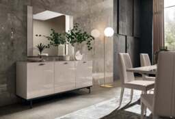 Aversa Small Sideboard - Small 3 Door Buffet - thumbnail 2