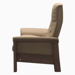 Stressless Buckingham High 2 Seater Sofa  - High 2 Seater Sofa Fabric Group 5 - Manual Recliner - Marigold 80 Beige - thumbnail 3