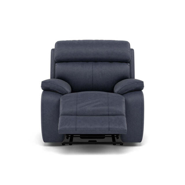 Galaxy Recliner Armchair - Power Recliner Chair Fabric - Power Recliner with USB - BFA-BLJ-08  PACIFIC BLUE - image 1