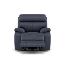 Galaxy Recliner Armchair - Power Recliner Chair Fabric - Power Recliner with USB - BFA-BLJ-08  PACIFIC BLUE - thumbnail 1