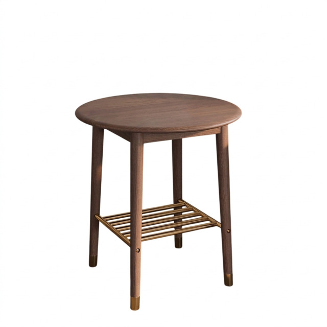 Rise Side Table Walnut - Side Table Walnut - image 1