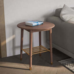 Rise Side Table Walnut - Side Table Walnut - thumbnail 2
