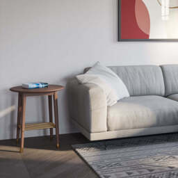 Rise Side Table Walnut - Side Table Walnut - thumbnail 3