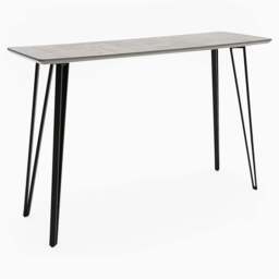Akida Bar Table - Bar Table Faux Concrete / Black Powder - thumbnail 2