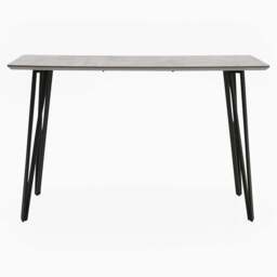Akida Bar Table - Bar Table Faux Concrete / Black Powder - thumbnail 1