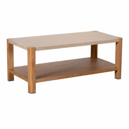 Axis Coffee Table - Coffee Table Travertine Effect / Oak - thumbnail 3