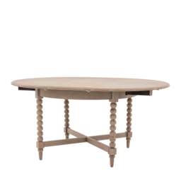 Artisan Round Extending Dining Table - Round Ext Dining Table 120/160x120cm Natural - thumbnail 5