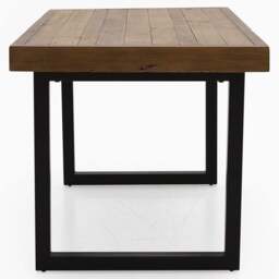 Detroit Dining Table - 135cm Dining Table Oaklands & Rustic Natural Finish - thumbnail 4